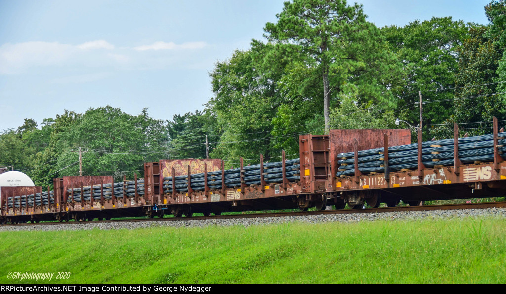 NS moving steel thru the Upstate